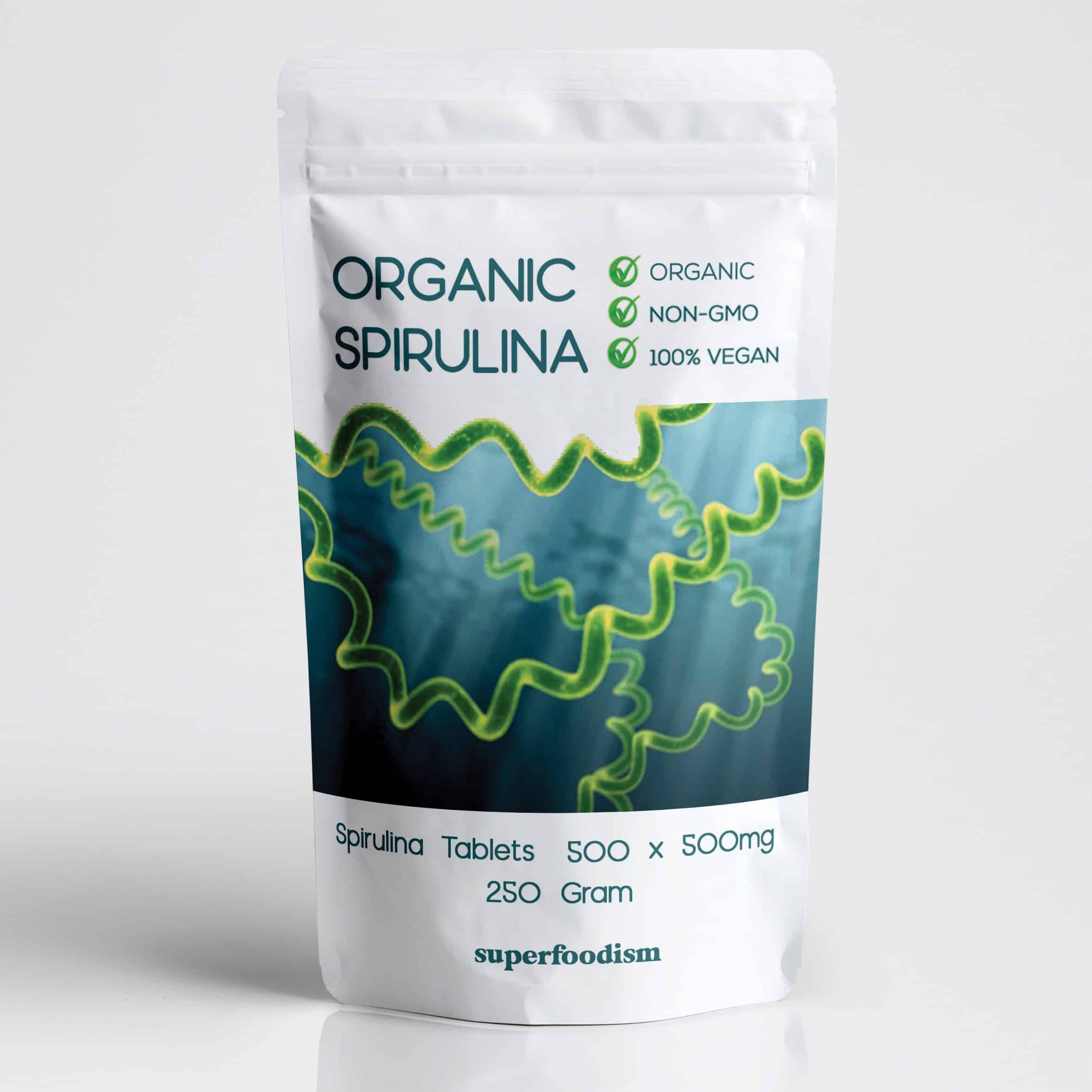 organic spirulina tablets